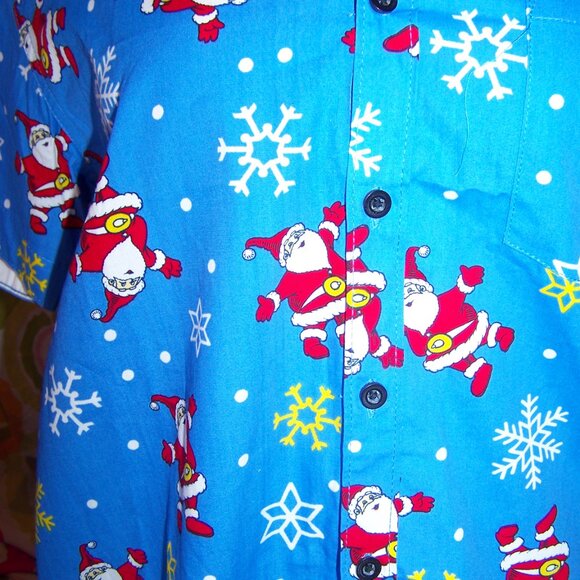 Eighth Avenue NWT Christmas Button Down Shirt Sz S - Picture 3 of 7